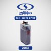 باتری 2 ولت 200 آمپر اسیدی opzs صبا باتری