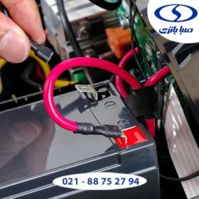 تعویض باتری 12 ولت 12 آمپر صبا باتری